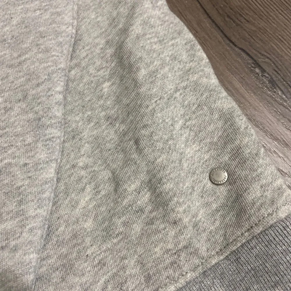 AllSaints Turnes Crew Sweatshirt, Grey Marl - Picture 3 of 3